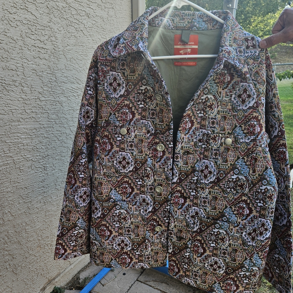Vans Vault x Nigel Collaboration Tapestry Jacket Size Large
